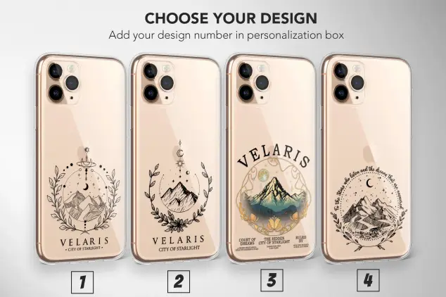 Clear Night Court Phone Case Acotar Acomaf Cover  6