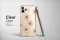Clear Retro Spooky Floral Night Sky Phone Case iPhone Samsung Cover Pixel 7441 - Image 2