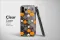 Clear Retro Spooky Season Pixel Art Phone Case iPhone Samsung Cover Pixel 7463 - Image 3