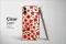 Clear Scarlet Poppy Midnight Bloom Pattern Phone Case iPhone Samsung Cover Pixel 7262 - Image 2