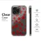 Clear Scarlet Poppy Midnight Bloom Pattern Phone Case iPhone Samsung Cover Pixel 7262 - Image 6