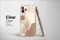 Clear Serene Earth Tones, Abstract Flora Phone Case iPhone Samsung Cover Pixel 6638 - Image 4