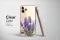 Clear Serene Lavender Garden Bloom Art Phone Case iPhone Samsung Cover Pixel 7256 - Image 2