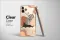 Clear Shadow Cat in a Terracotta Dream Phone Case iPhone Samsung Cover Pixel 6455 - Image 2
