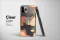 Clear Shadow Cat in a Terracotta Dream Phone Case iPhone Samsung Cover Pixel 6455 - Image 3