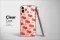 Clear Sinister Sweet Cherry Skulls Phone Case iPhone Samsung Cover Pixel 6227 - Image 2