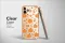 Clear Smiling Pumpkin Patch Autumn Pattern Phone Case iPhone Samsung Cover Pixel 7265 - Image 2