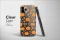 Clear Smiling Pumpkin Patch Autumn Pattern Phone Case iPhone Samsung Cover Pixel 7265 - Image 3