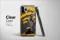 Clear Solitude in a Shower of Gold Phone Case iPhone Samsung Cover Pixel 6504 - Image 3