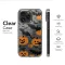 Clear Spooky Jack OLantern Bat Night Phone Case iPhone Samsung Cover Pixel 7682 - Image 6