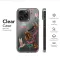Clear Tropical Glitch Garden Paradise Art Phone Case iPhone Samsung Cover Pixel 7703 - Image 6