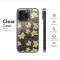 Clear Vanilla Blossom Noir Botanical Pattern Phone Case iPhone Samsung Cover Pixel 7240 - Image 6