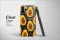 Clear Vibrant Tropical Papaya Pattern Phone Case iPhone Samsung Cover Pixel 7619 - Image 3