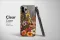 Clear Vibrant Wildflower Glitch Garden Art Phone Case iPhone Samsung Cover Pixel 7724 - Image 3
