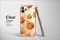 Clear Vintage Autumn Pumpkin Glitter Dream Phone Case iPhone Samsung Cover Pixel 7164 - Image 2