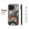Clear Vintage Carnation Garden Noir Phone Case iPhone Samsung Cover Pixel 7555 - Image 6