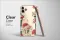 Clear Vintage Carnation Noir Botanical Art Phone Case iPhone Samsung Cover Pixel 7016 - Image 2