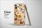 Clear Vintage Marigold & Amber Blooms Phone Case iPhone Samsung Cover Pixel 6853 - Image 2