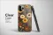 Clear Vintage Marigold & Amber Blooms Phone Case iPhone Samsung Cover Pixel 6853 - Image 3