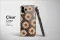 Clear Vintage Sepia Daisy Dream Pattern Phone Case iPhone Samsung Cover Pixel 7412 - Image 3