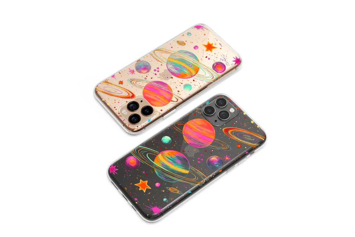 Clear Voyage Through a Crayon Galaxy Phone Case iPhone Samsung Cover Pixel 6258 - Image 1