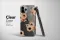 Clear Warm Sunflowers in Midnight Ink Phone Case iPhone Samsung Cover Pixel 6506 - Image 3