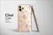 Clear Whimsical Blooms of Purple and Gold Phone Case iPhone Samsung Cover Pixel 6748 - Image 2