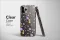 Clear Whimsical Blooms of Purple and Gold Phone Case iPhone Samsung Cover Pixel 6748 - Image 3