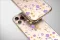 Clear Whimsical Blooms of Purple and Gold Phone Case iPhone Samsung Cover Pixel 6748 - Image 4