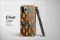 Clear Whimsical Carrot Patch Harvest Print Phone Case iPhone Samsung Cover Pixel 7322 - Image 3