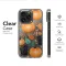Clear Whimsical Fall Cats & Pumpkins Phone Case iPhone Samsung Cover Pixel 7758 - Image 6
