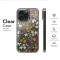 Clear Whimsical Midnight Garden Floral Art Phone Case iPhone Samsung Cover Pixel 7254 - Image 6