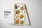Clear Whimsical Turtle Garden Doodle Art Phone Case iPhone Samsung Cover Pixel 7458 - Image 2