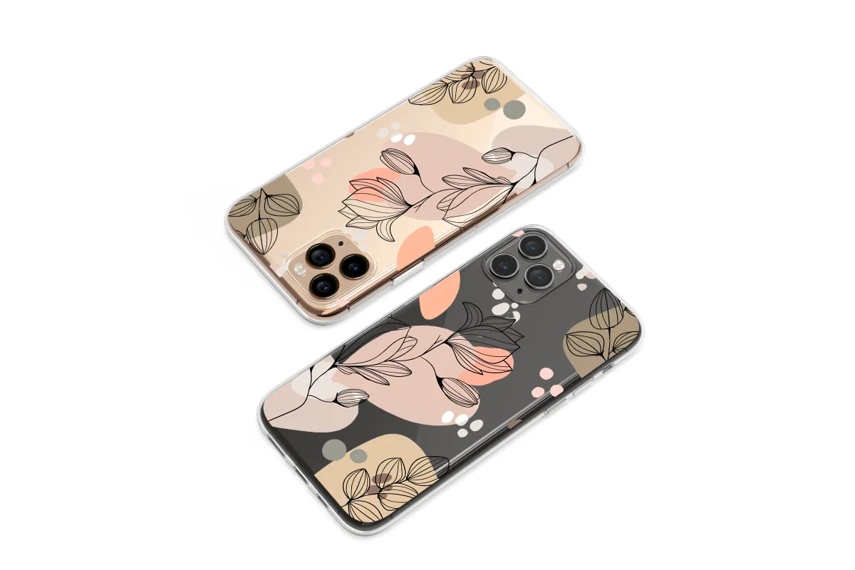 Clear Whispers of a Midnight Garden Phone Case iPhone Samsung Cover Pixel 6453 - Image 1