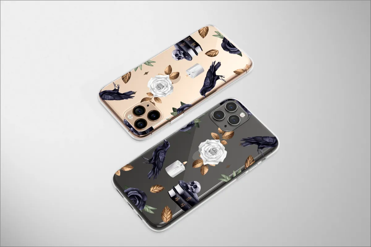 Clear Whispers of a Midnight Ritual Phone Case iPhone Samsung Cover Pixel 6694 - Image 1