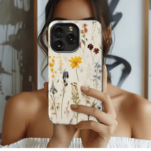 Coastal Blossom Art
 Phone Case iPhone Samsung Cover Pixel 4404 - Image 1