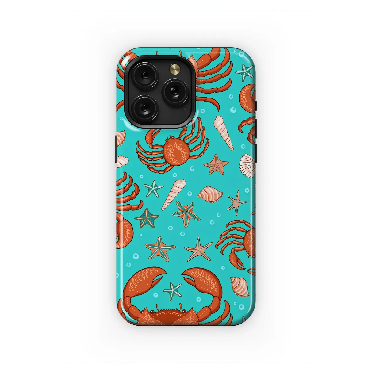 Coastal Crab & Starfish Dance Phone Case iPhone Samsung Cover Pixel 7431 - Image 1
