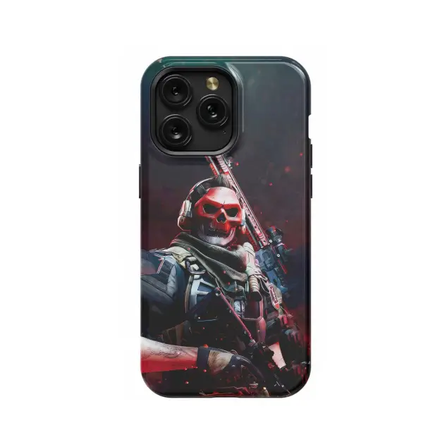 COD Call op Duty Skeleton Skull Agent Phone Case iPhone Samsung Pixel & More #94