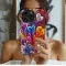 Colorful Abstract Spray Swirl Hearts Phone Case iPhone Samsung Cover Pixel 3114 - Image 2