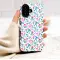Colorful Coquette Bows and Floral Garden Print Phone Case Cover for iPhone 17 Pro Max 16 15 Plus 14 13 Mini Samsung S26 S25 Pixel 10 9 10034 - Image 1