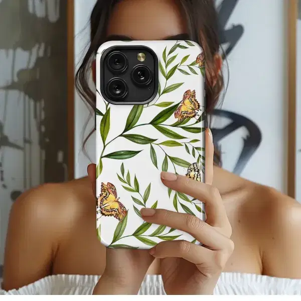 Colorful Floral Pattern Design Phone Case iPhone Samsung Cover Pixel 5259 - Image 1