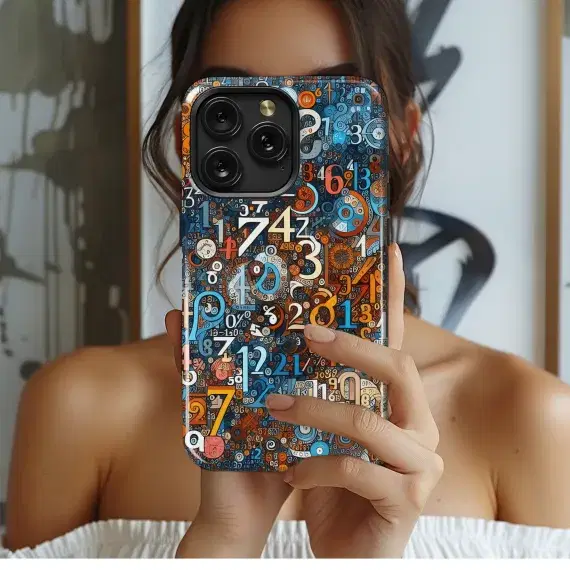 Colorful Math Phone Case iPhone Samsung Cover Pixel 2900 - Image 1