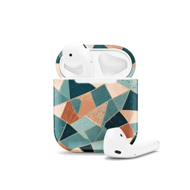 Colorful Mosaic AirPods Case AirPods Pro AirPods Pro 2 AirPods 3 AirPods 2 Glossy 1114