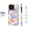 Colorful Whimsical Watercolor Floral Pattern Phone Case iPhone Samsung Cover Pixel 5297 - Image 7