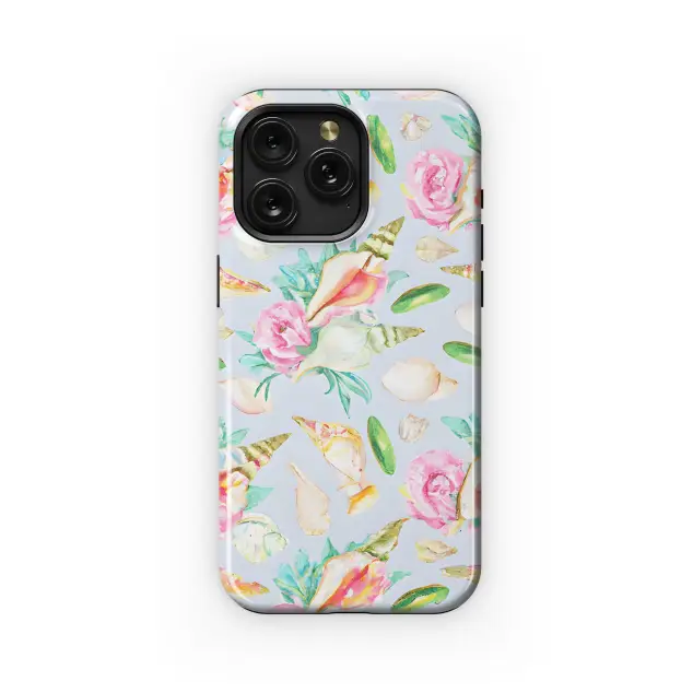 Conch Shell Bouquet Phone Case iPhone Samsung Cover Pixel 3587