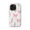 Coquette Pink Bow and Tulip Pattern Phone Case Cover for iPhone 17 Pro Max 16 15 Plus 14 13 Mini SE Samsung S25 S24 Google Pixel 10 9 8694 - Image 1
