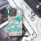 Coral and Turquoise Phone Case iPhone Samsung Cover Pixel 3774 - Image 3
