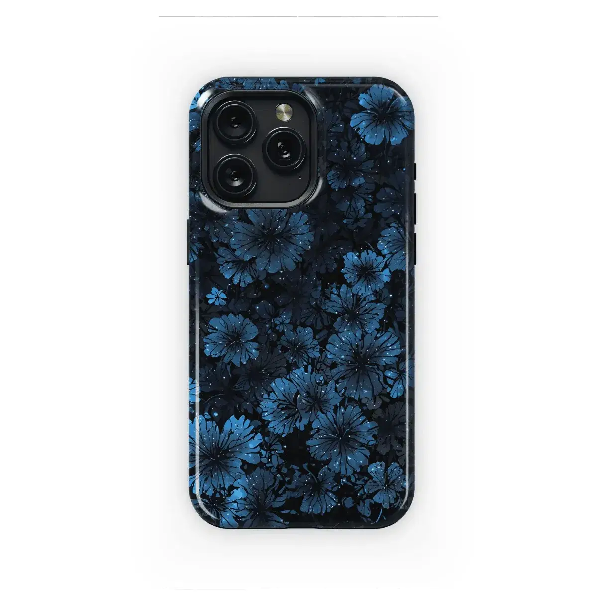 Cosmic Blue Blooms
 Phone Case iPhone Samsung Cover Pixel 4399 - Image 1