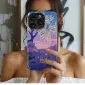 Cosmic Bookworm Dream Phone Case iPhone Samsung Cover Pixel 5477 - Image 1