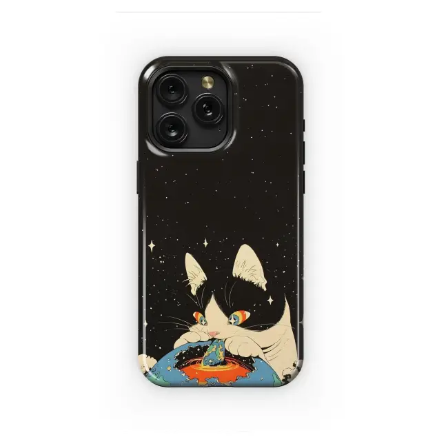 Cosmic Cat Eater
 Phone Case iPhone Samsung Cover Pixel 5518